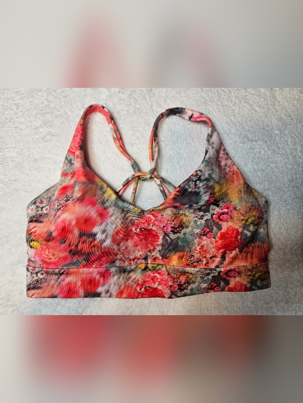 Athleta  Solace Multifloral Printd Sport  Bra